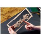 Ugears 2,5D fa mechanikus puzzle - Roadster MK3 - JátékManufaktúra
