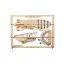 Ugears 2,5D fa mechanikus puzzle - Zeppelin léghajó - JátékManufaktúra