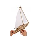 Ugears 3D fa mechanikus puzzle - Serenity’s Dream Yacht - JátékManufaktúra