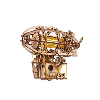 Ugears 3D fa mechanikus puzzle - Steampunk léghajó - JátékManufaktúra