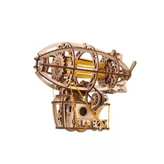 Ugears 3D fa mechanikus puzzle - Steampunk léghajó - JátékManufaktúra