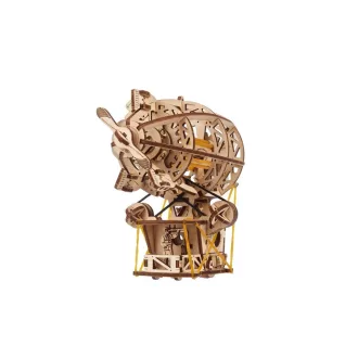 Ugears 3D fa mechanikus puzzle - Steampunk léghajó - JátékManufaktúra