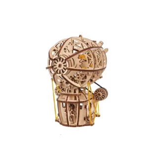 Ugears 3D fa mechanikus puzzle - Steampunk léghajó - JátékManufaktúra