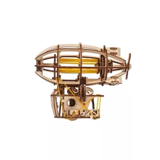 Ugears 3D fa mechanikus puzzle - Steampunk léghajó - JátékManufaktúra