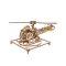 Ugears 3D fa mechanikus puzzle - MINI Helikopter - JátékManufaktúra