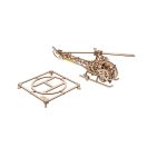 Ugears 3D fa mechanikus puzzle - MINI Helikopter - JátékManufaktúra