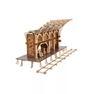Ugears 3D fa mech. puzzle - Harry Potter Váróperon - JátékManufaktúra
