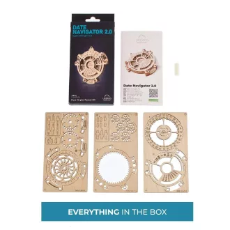 Ugears 3D Wooden Mechanical Puzzle Kalendár
