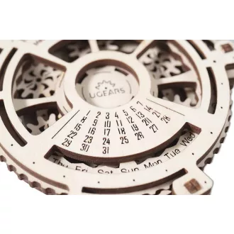 Ugears 3D Wooden Mechanical Puzzle Kalendár