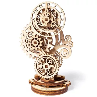 Ugears 3D fa mechanikus puzzle - Steampunk órák - JátékManufaktúra