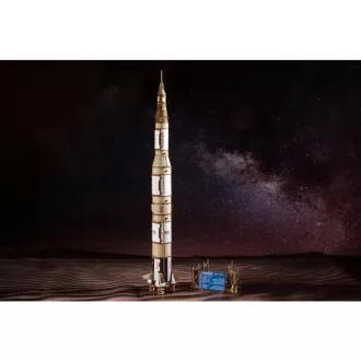 Ugears 3D fa mechanikus puzzle - NASA Saturn V (1:170) - JátékManufaktúra
