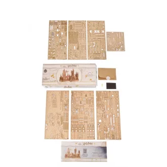 Ugears 3D fa mechanikus puzzle - Roxfort vára (Harry Potter) - JátékManufaktúra