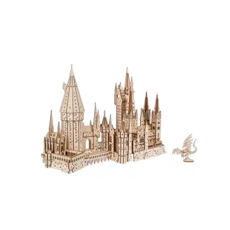 Ugears 3D fa mechanikus puzzle - Roxfort vára (Harry Potter) - JátékManufaktúra