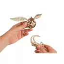 Ugears 3D fa mechanikus puzzle - Harry Potter: Aranycikesz - JátékManufaktúra