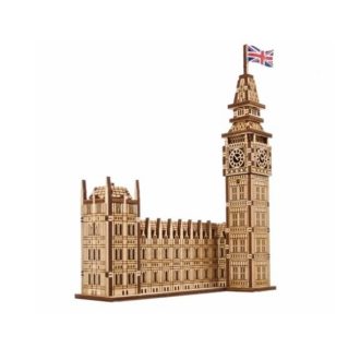Ugears 3D fa mechanikus puzzle - Big Ben - JátékManufaktúra