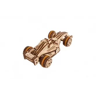 Ugears 3D fa mechanikus puzzle - Compact Racer - JátékManufaktúra
