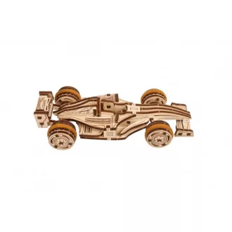 Ugears 3D fa mechanikus puzzle - Compact Racer - JátékManufaktúra