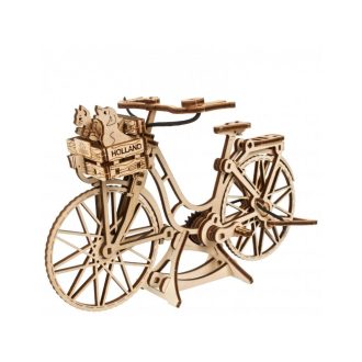 Ugears 3D fa mechanikus puzzle - Holland kerékpár - JátékManufaktúra