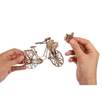 Ugears 3D fa mechanikus puzzle - Holland kerékpár - JátékManufaktúra