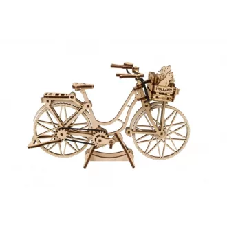 Ugears 3D fa mechanikus puzzle - Holland kerékpár - JátékManufaktúra