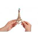 Ugears 3D fa mechanikus puzzle - Eiffel-torony - JátékManufaktúra