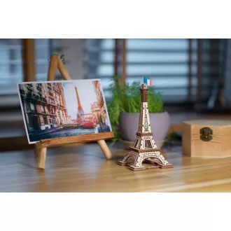 Ugears 3D fa mechanikus puzzle - Eiffel-torony - JátékManufaktúra
