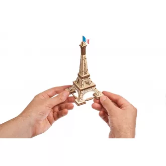 Ugears 3D fa mechanikus puzzle - Eiffel-torony - JátékManufaktúra
