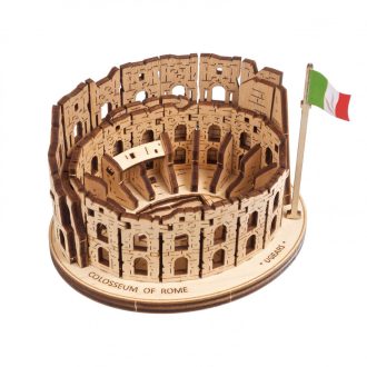 Ugears 3D fa mechanikus puzzle - Római Colosseum (1:1000) - JátékManufaktúra