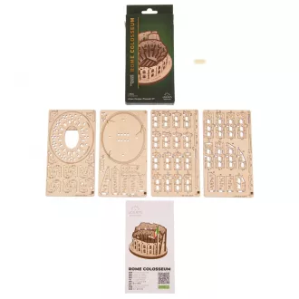 Ugears 3D fa mechanikus puzzle - Római Colosseum (1:1000) - JátékManufaktúra