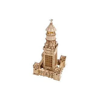 Ugears 3D fa mechanikus puzzle - Alexandriai világítótorony - JátékManufaktúra