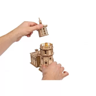 Ugears 3D fa mechanikus puzzle - Split Rock világítótorony (LED) - JátékManufaktúra