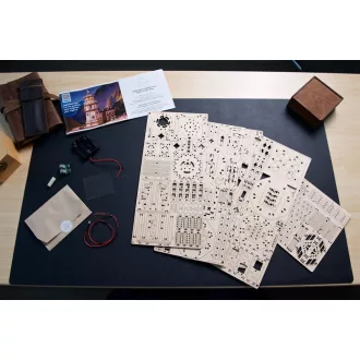 Ugears 3D fa mechanikus puzzle - Split Rock világítótorony (LED) - JátékManufaktúra