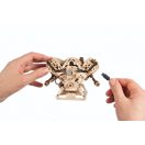 Ugears 3D fa mechanikus puzzle - V8 motor (USB-C) - JátékManufaktúra