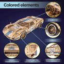 Ugears 3D fa mechanikus puzzle - UGT-24 Endurance Racer (1:12) - JátékManufaktúra