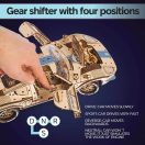 Ugears 3D fa mechanikus puzzle - UGT-24 Endurance Racer (1:12) - JátékManufaktúra