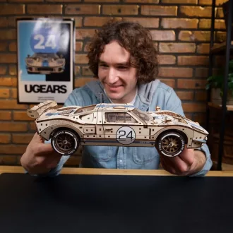 Ugears 3D fa mechanikus puzzle - UGT-24 Endurance Racer (1:12) - JátékManufaktúra