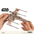 Ugears - 3D fa mechanikus modell: Star Wars X-Wing vadászgép (Luke Skywalker) - JátékManufaktúra