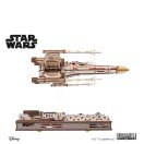 Ugears - 3D fa mechanikus modell: Star Wars X-Wing vadászgép (Luke Skywalker) - JátékManufaktúra