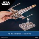 Ugears - 3D fa mechanikus modell: Star Wars X-Wing vadászgép (Luke Skywalker) - JátékManufaktúra