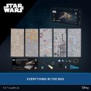 Ugears - 3D fa mechanikus modell: Star Wars X-Wing vadászgép (Luke Skywalker) - JátékManufaktúra