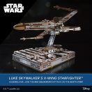 Ugears - 3D fa mechanikus modell: Star Wars X-Wing vadászgép (Luke Skywalker) - JátékManufaktúra