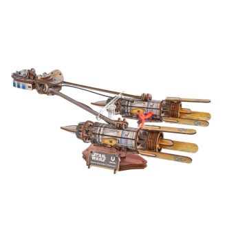 Ugears - 3D fa mechanikus modell: Star Wars Anakin Skywalker verseny sikló - JátékManufaktúra