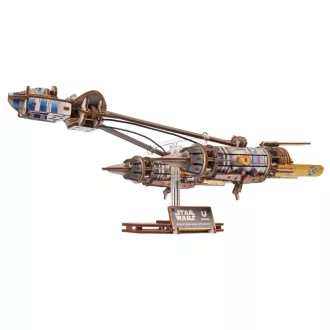 Ugears - 3D fa mechanikus modell: Star Wars Anakin Skywalker verseny sikló - JátékManufaktúra
