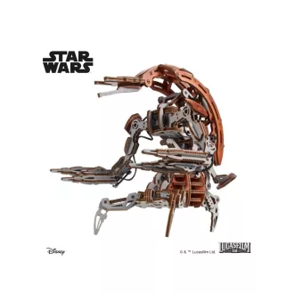 Ugears - 3D fa mechanikus modell Star Wars Droideka - JátékManufaktúra