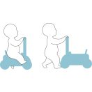 Vilac Multifunkciós húzós-fogós kocsi - JátékManufaktúra