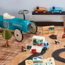 Vilac - Vintage fém futóbicikli, világoskék - JátékManufaktúra