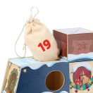 Vilac - Fa adventi kalendárium, töltögethető (Házikó) - JátékManufaktúra