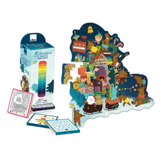 Vilac - Adventi kalendárium: mágneses puzzle - JátékManufaktúra