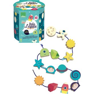 Vilac - Űr témájú fűzős formák - JátékManufaktúra