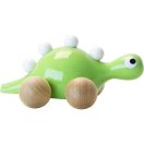 Vilac - Fa dinoszaurusz kerekeken - zöld - JátékManufaktúra